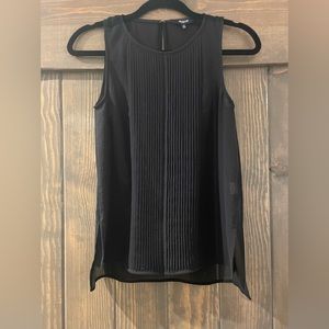 Madewell Sheer Black blouse